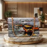 Uyi Wearable Art Bag - Lagos Flood - Image 2